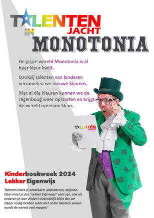 Poster Talentenjacht in Monotonia Goochelaar Jan